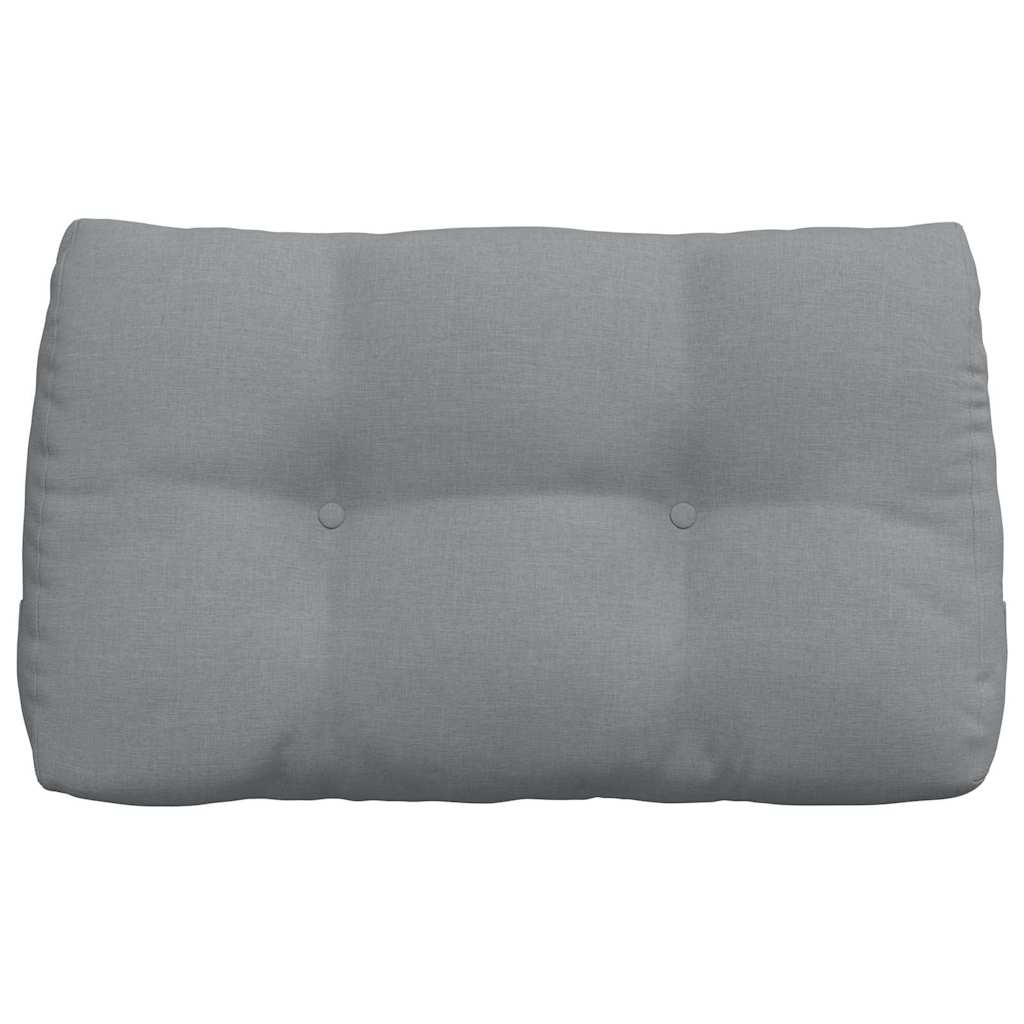 Cuscino per Schiena Grigio chiaro 80 x 24 x 50 cm Tessuto