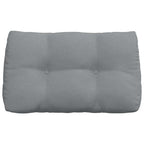 Cuscino per Schiena Grigio chiaro 80 x 24 x 50 cm Tessuto