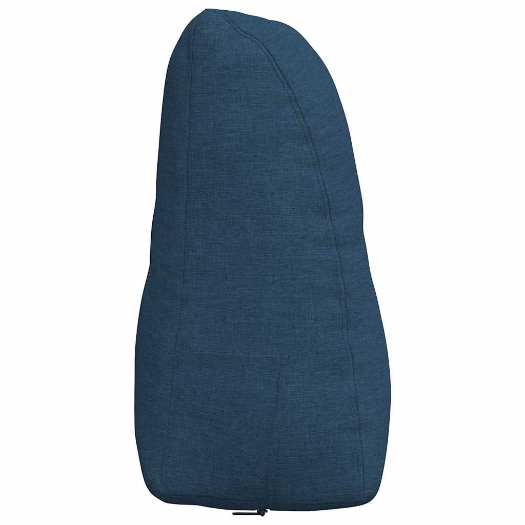 Cuscino per Schiena Blu 80 x 24 x 50 cm Tessuto