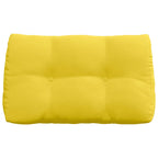 Cuscino per Schiena Giallo Chiaro 80 x 24 x 50 cm Tessuto