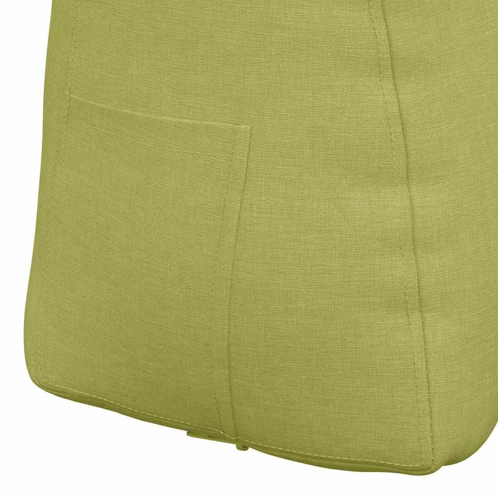 Cuscino per Schiena Verde chiaro 80 x 24 x 50 cm Tessuto