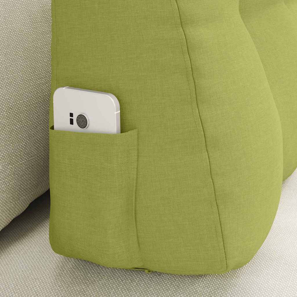 Cuscino per Schiena Verde chiaro 80 x 24 x 50 cm Tessuto