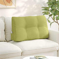 Cuscino per Schiena Verde chiaro 80 x 24 x 50 cm Tessuto