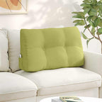 Cuscino per Schiena Verde chiaro 80 x 24 x 50 cm Tessuto