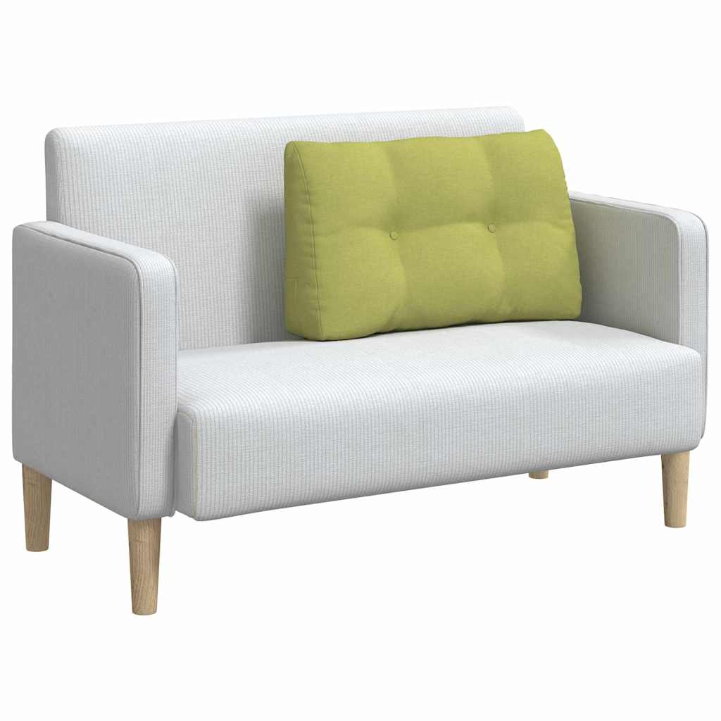 Cuscino per Schiena Verde chiaro 80 x 24 x 50 cm Tessuto