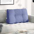 Cuscino per Schiena Blu jeans 80 x 24 x 50 cm Tessuto