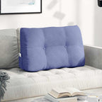 Cuscino per Schiena Blu jeans 80 x 24 x 50 cm Tessuto