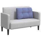 Cuscino per Schiena Blu jeans 80 x 24 x 50 cm Tessuto