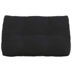 Cuscino per Schiena Nero 80 x 24 x 50 cm Velluto