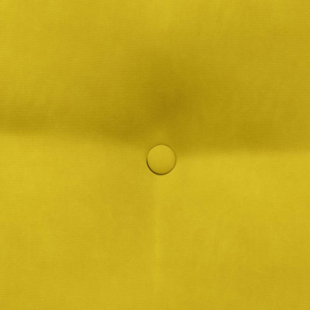 Cuscino per Schiena Giallo 80 x 24 x 50 cm Velluto