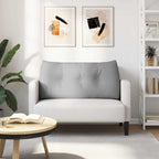 Cuscino per Schiena Grigio Nuvola 100 x 24 x 50 cm Tessuto