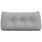 Cuscino per Schiena Grigio Nuvola 100 x 24 x 50 cm Tessuto