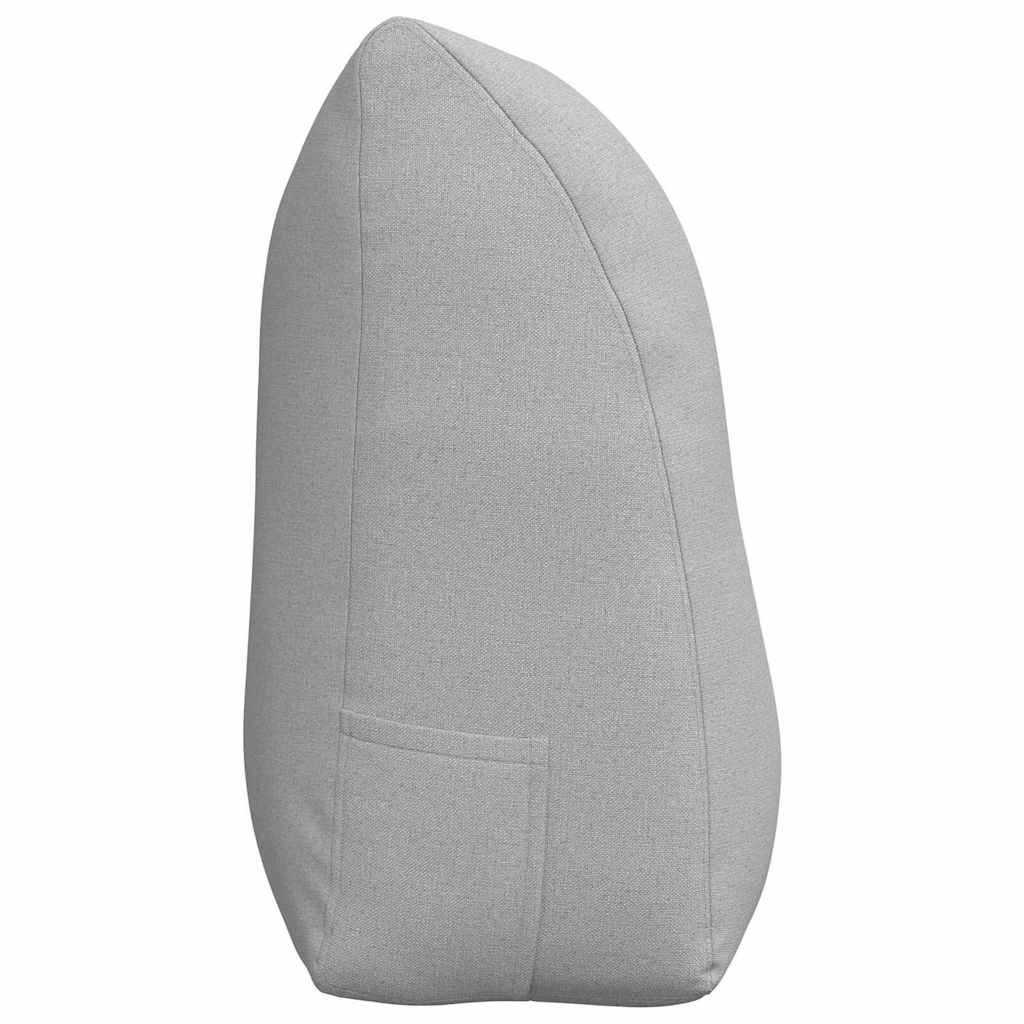 Cuscino per Schiena Grigio Nuvola 100 x 24 x 50 cm Tessuto