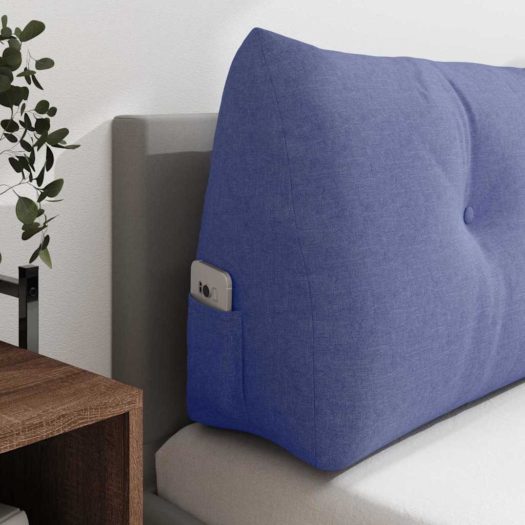 Cuscino per Schiena Blu jeans 100 x 24 x 50 cm Tessuto