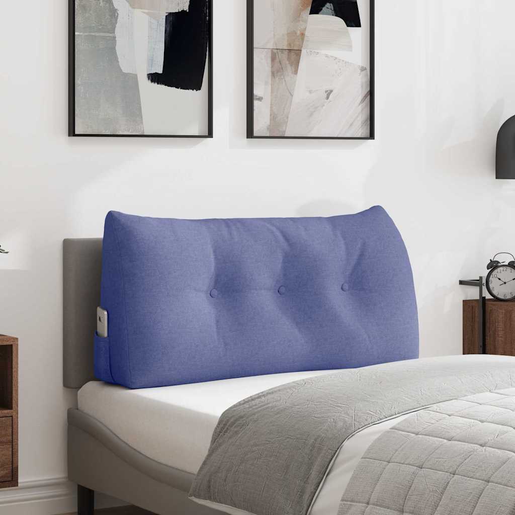 Cuscino per Schiena Blu jeans 100 x 24 x 50 cm Tessuto