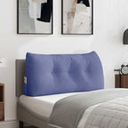 Cuscino per Schiena Blu jeans 100 x 24 x 50 cm Tessuto