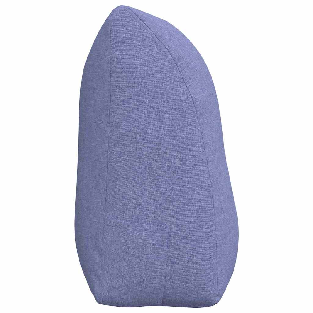 Cuscino per Schiena Blu jeans 100 x 24 x 50 cm Tessuto