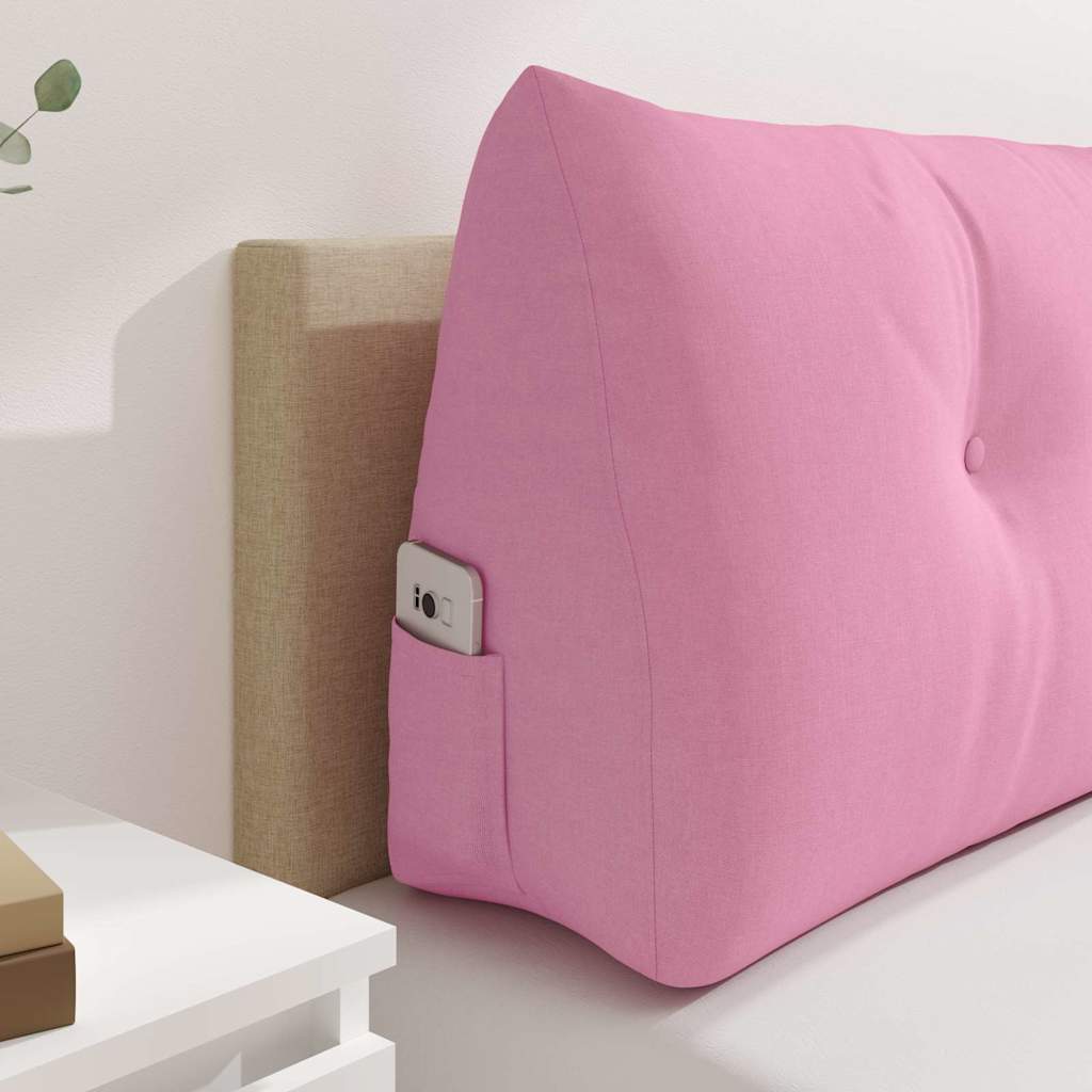 Cuscino per Schiena Rosa 100 x 24 x 50 cm Tessuto