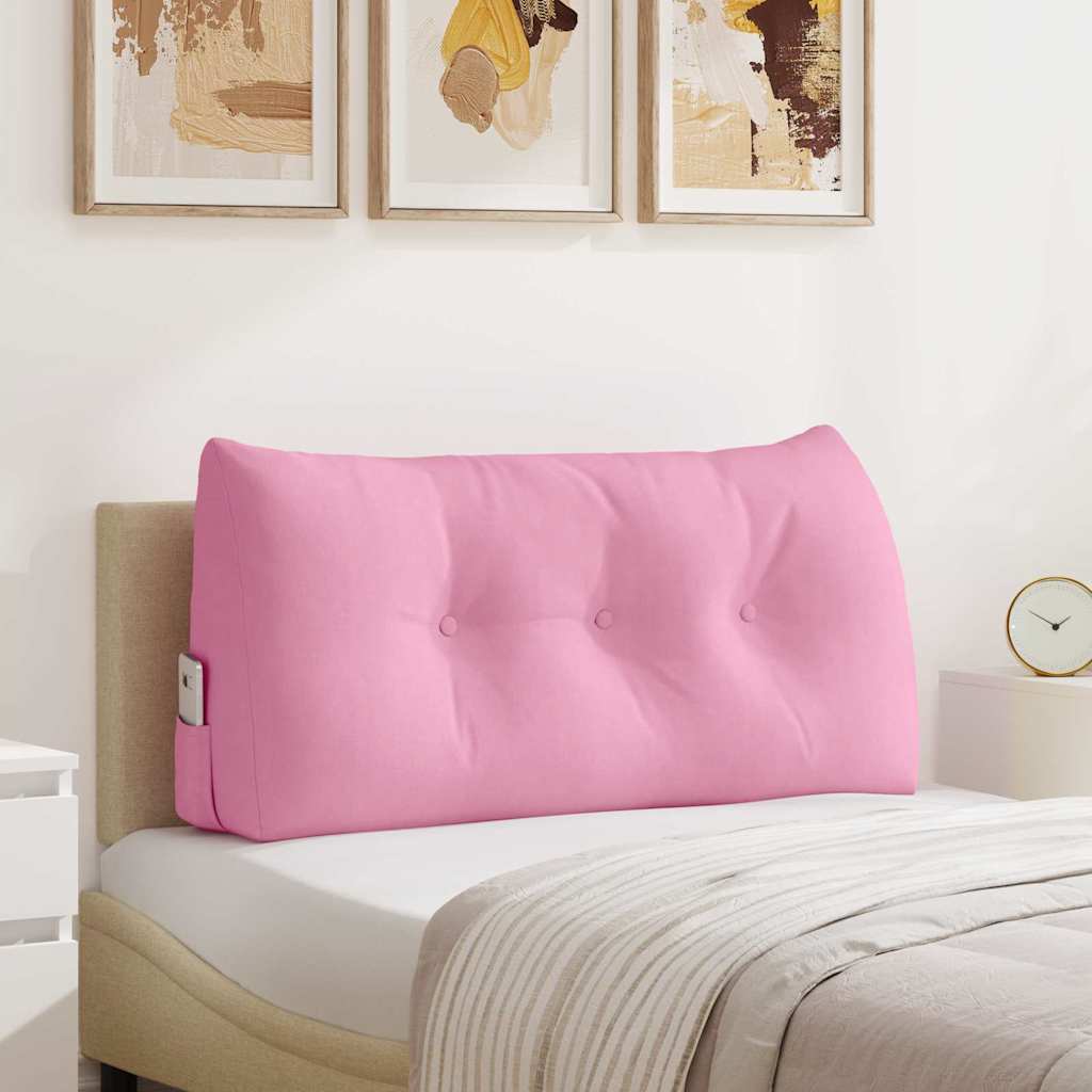 Cuscino per Schiena Rosa 100 x 24 x 50 cm Tessuto