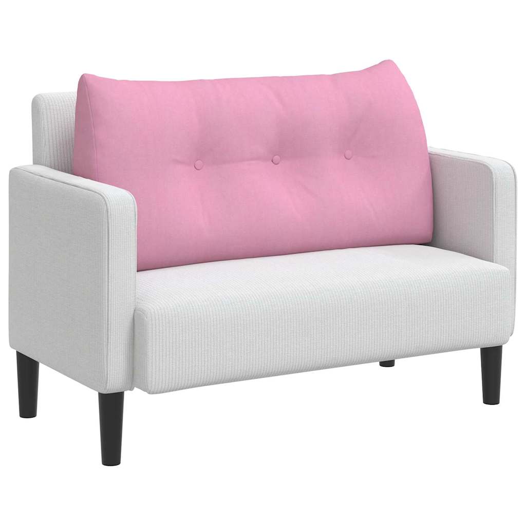 Cuscino per Schiena Rosa 100 x 24 x 50 cm Tessuto
