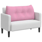 Cuscino per Schiena Rosa 100 x 24 x 50 cm Tessuto