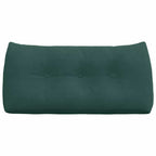 Cuscino per Schiena Verde Scuro 100 x 24 x 50 cm Velluto