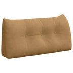 Cuscino per Schiena Marrone 100 x 24 x 50 cm Velluto