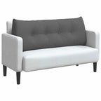 Cuscino per Schiena Grigio scuro 120 x 24 x 50 cm Tessuto