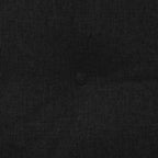 Cuscino per Schiena Nero 120 x 24 x 50 cm Tessuto