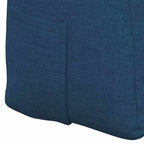 Cuscino per Schiena Blu 120 x 24 x 50 cm Tessuto