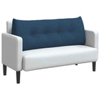 Cuscino per Schiena Blu 120 x 24 x 50 cm Tessuto