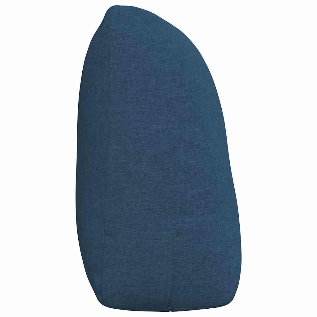 Cuscino per Schiena Blu 120 x 24 x 50 cm Tessuto