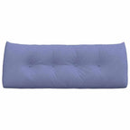 Cuscino per Schiena Blu jeans 120 x 24 x 50 cm Tessuto
