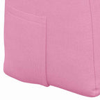 Cuscino per Schiena Rosa 120 x 24 x 50 cm Tessuto