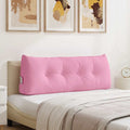 Cuscino per Schiena Rosa 120 x 24 x 50 cm Tessuto