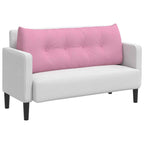 Cuscino per Schiena Rosa 120 x 24 x 50 cm Tessuto