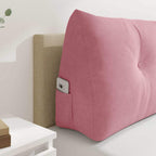 Cuscino per Schiena Rosa 120 x 24 x 50 cm Velluto