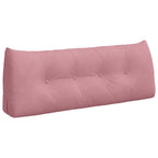 Cuscino per Schiena Rosa 120 x 24 x 50 cm Velluto