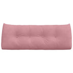 Cuscino per Schiena Rosa 120 x 24 x 50 cm Velluto