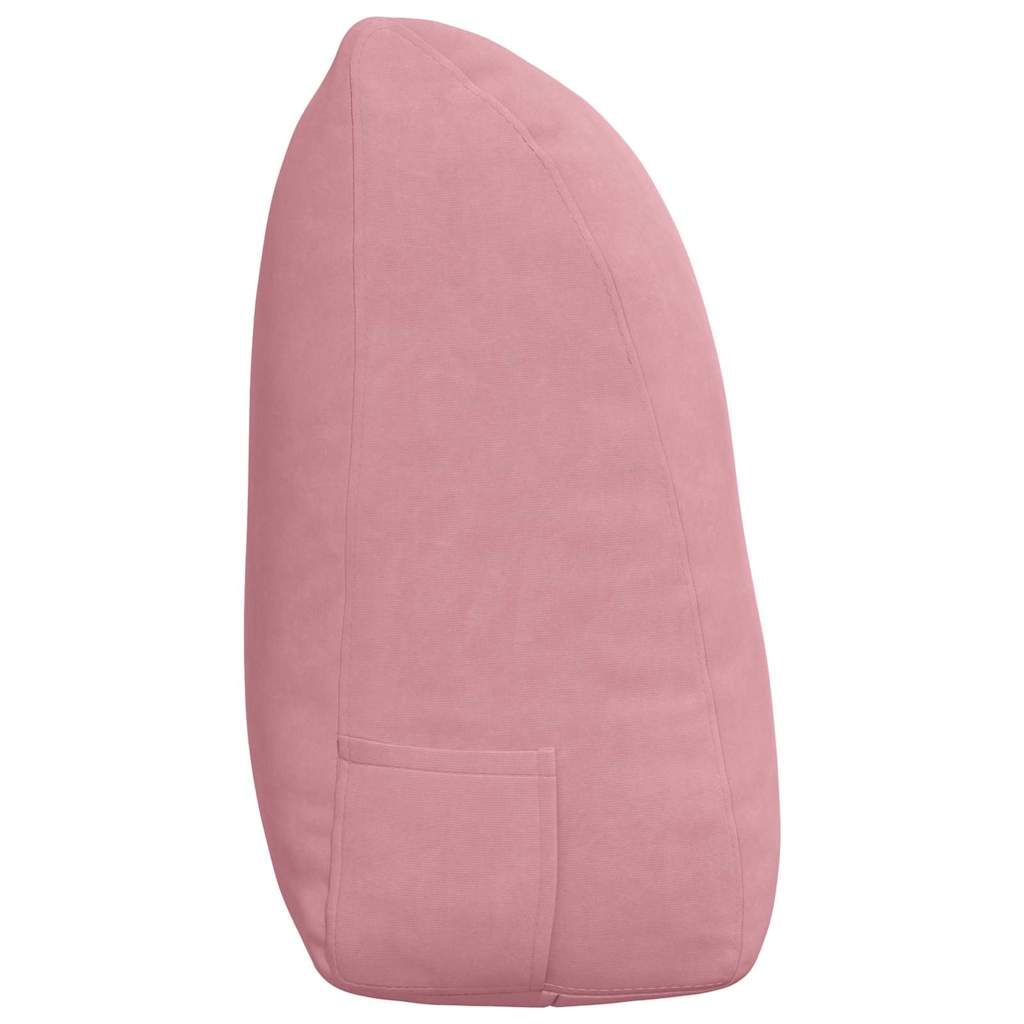Cuscino per Schiena Rosa 120 x 24 x 50 cm Velluto