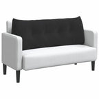 Cuscino per Schiena Nero 120 x 24 x 50 cm Velluto