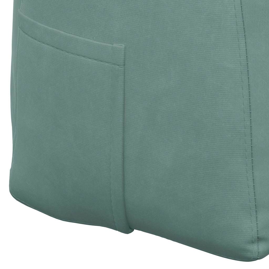 Cuscino per Schiena Verde Mare 120 x 24 x 50 cm Velluto