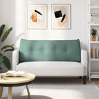 Cuscino per Schiena Verde Mare 120 x 24 x 50 cm Velluto