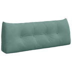 Cuscino per Schiena Verde Mare 120 x 24 x 50 cm Velluto