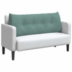 Cuscino per Schiena Verde Mare 120 x 24 x 50 cm Velluto