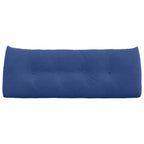 Cuscino per Schiena Blu Polizia 120 x 24 x 50 cm Velluto