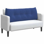 Cuscino per Schiena Blu Polizia 120 x 24 x 50 cm Velluto