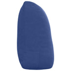 Cuscino per Schiena Blu Polizia 120 x 24 x 50 cm Velluto