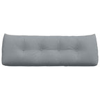 Cuscino per Schiena Grigio chiaro 140 x 24 x 50 cm Tessuto