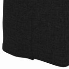 Cuscino per Schiena Nero 140 x 24 x 50 cm Tessuto